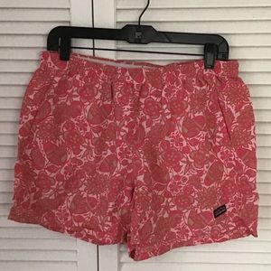 Flower designed Patagonia shorts